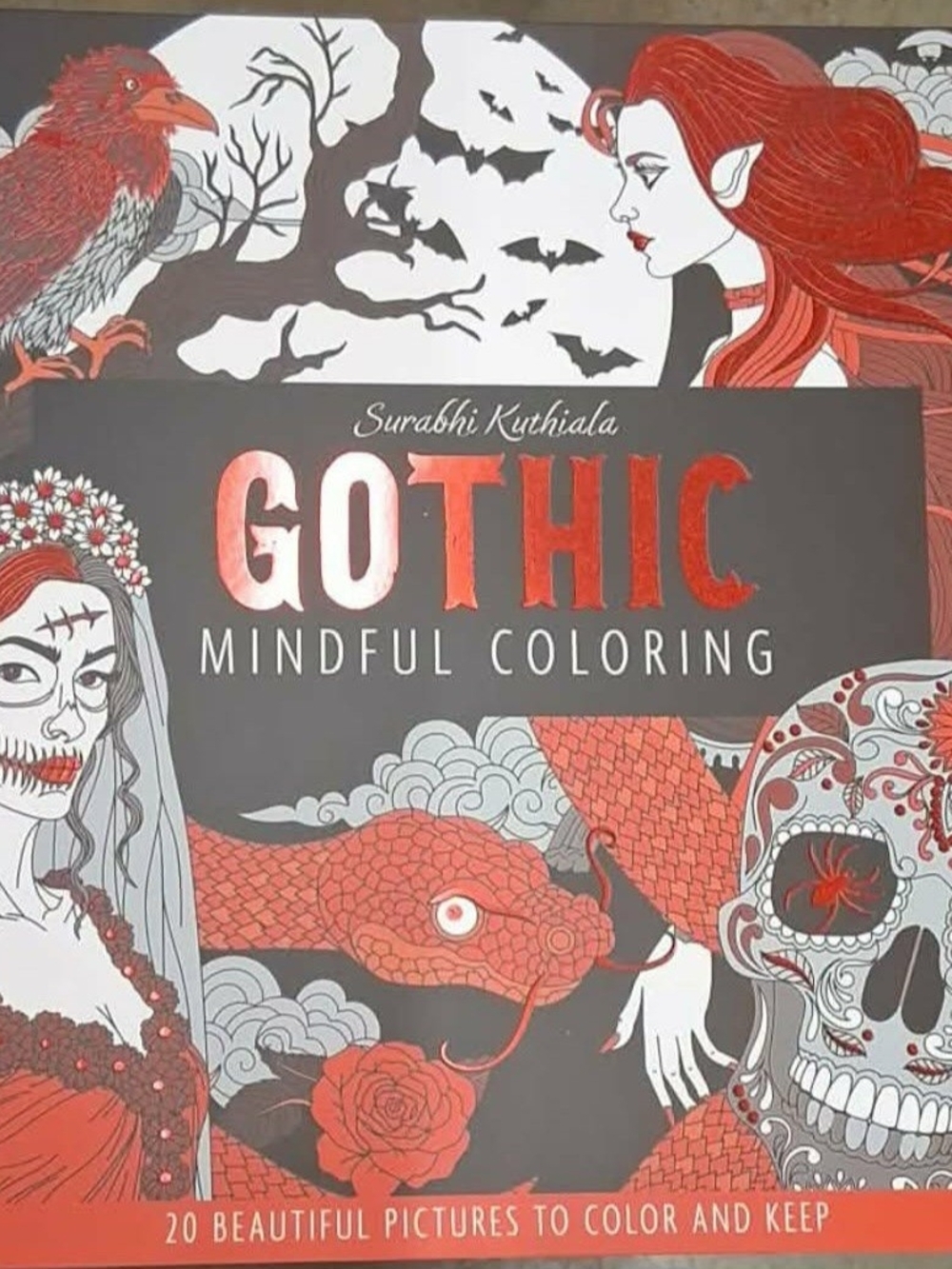 New Gothic Mindful Coloring Advanced Coloring Book